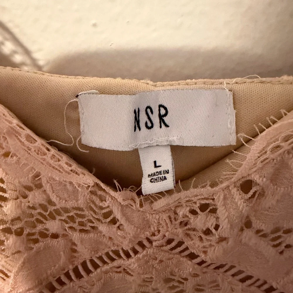 NSR Blush Lace Dress - Picture 2 of 3